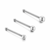 Nasenpiercing Gerade Silber - piercinglux.com