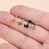 Labret stalowy Motyl Czarny 1.2 х 8
