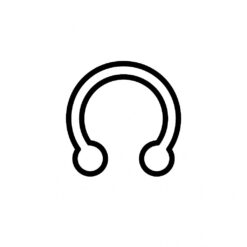 Hufeisenpiercing