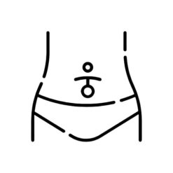 Bauchnabelpiercing